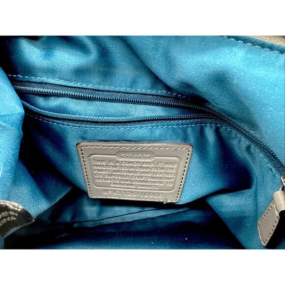 COACH Kristin Large Soft Grey Leather Hobo Shoulder Bag M1126-16808 - Picture 6 of 7